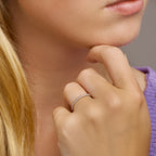 Aanschuifring 14k witgoud