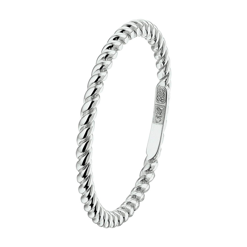 Aanschuifring 14k witgoud