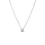 Collier diamant 0.05ct h si 41 - 43 - 45 cm 14k witgoud