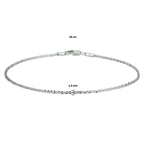 Armband fantasie 1,4 mm 18 cm 14k witgoud
