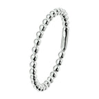 Aanschuifring bolletjes 14k witgoud