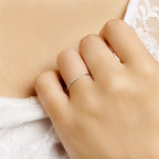 Ring diamant 0.02ct h p1 14k witgoud