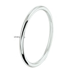 Aanschuifring 14k witgoud