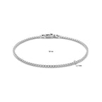 Armband venetiaans bol 18 cm 14k witgoud