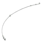 Armband diamant 16,5 - 18,5 cm g si 14k witgoud