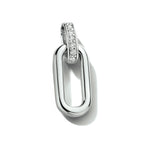 Hanger diamant 0.035ct h si 14k witgoud