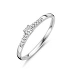 Ring diamant 0.10ct h si 14k witgoud