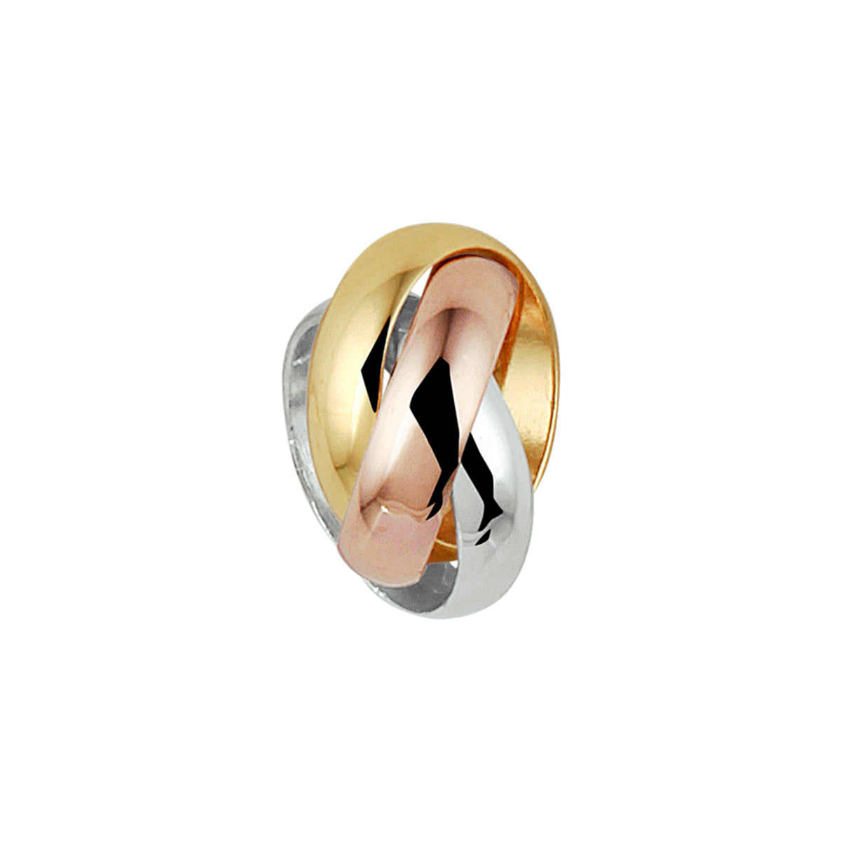 Hanger tricolor 14k tricolor goud