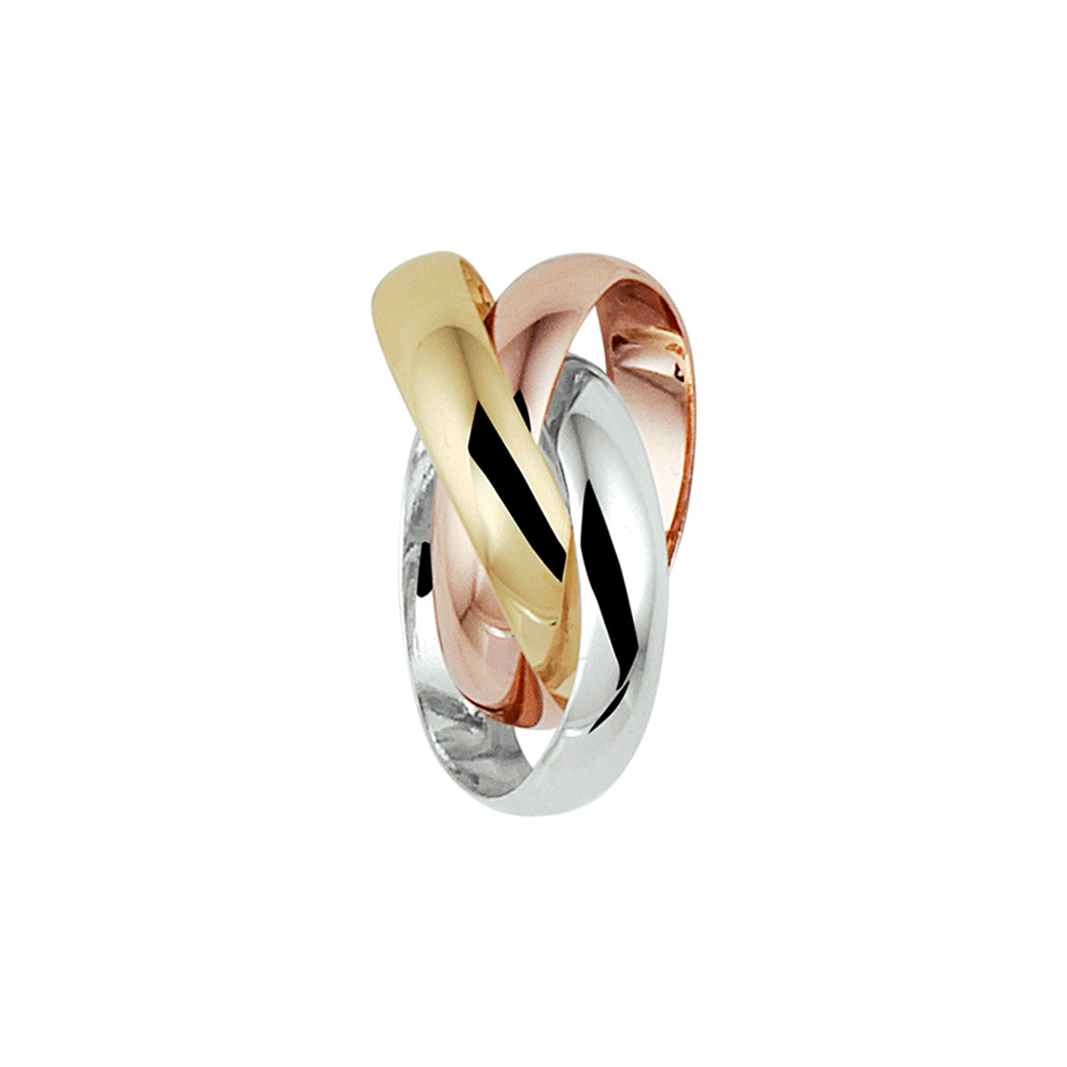 Hanger tricolor 14k tricolor goud