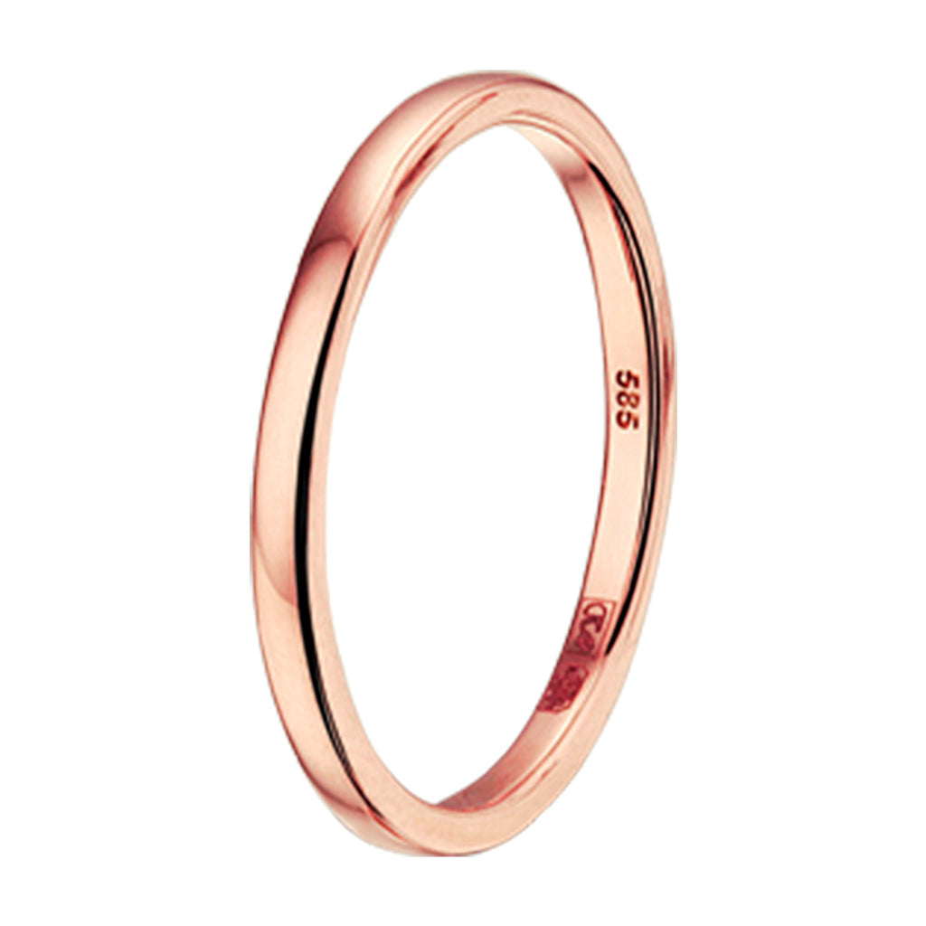 Aanschuifring 14k roségoud