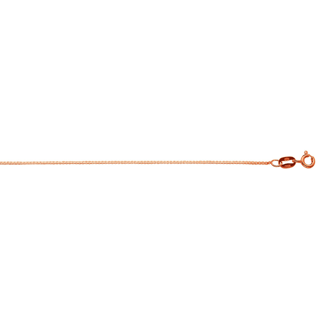 Collier venetiaans 0,8 mm 14k roségoud