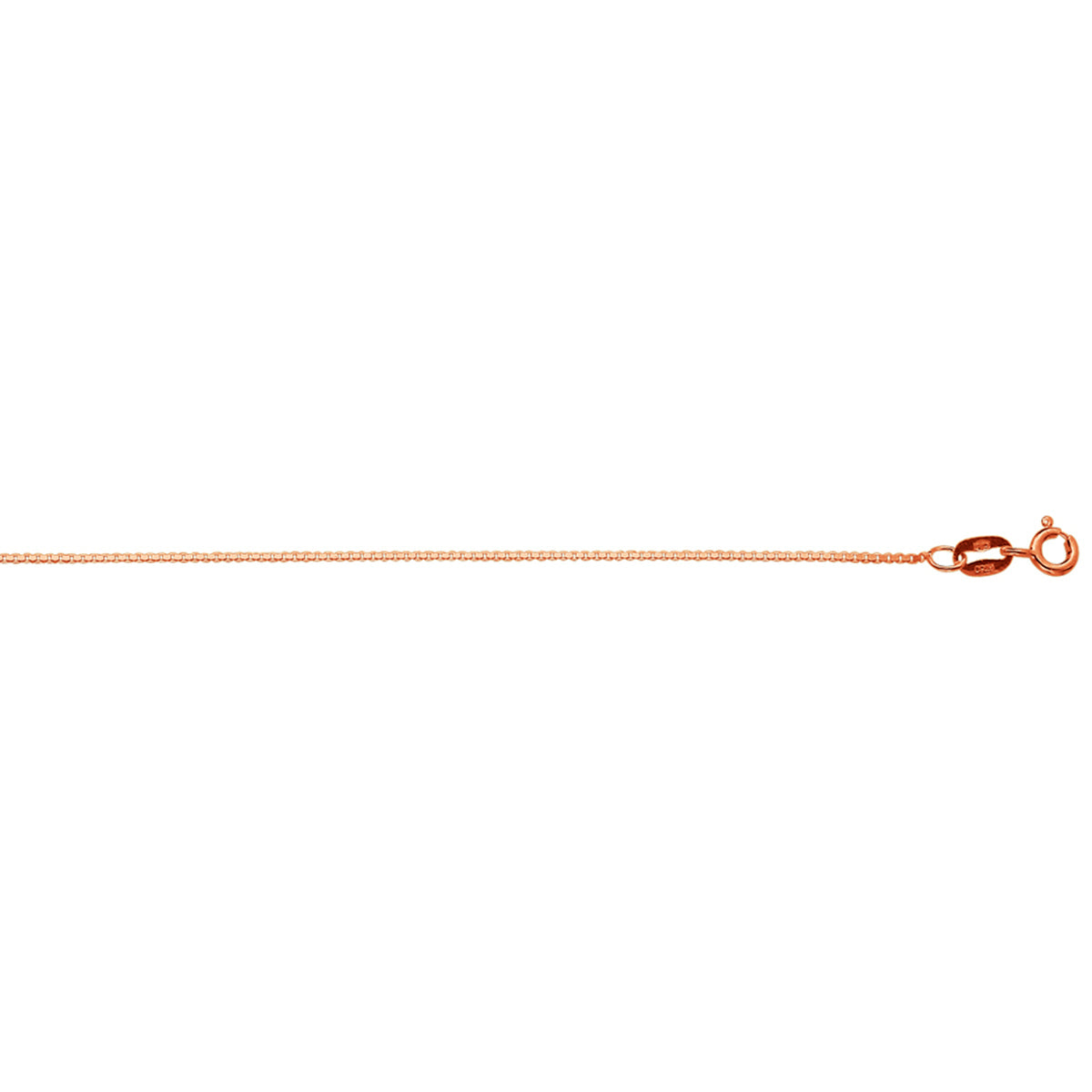 Collier venetiaans 0,8 mm 14k roségoud