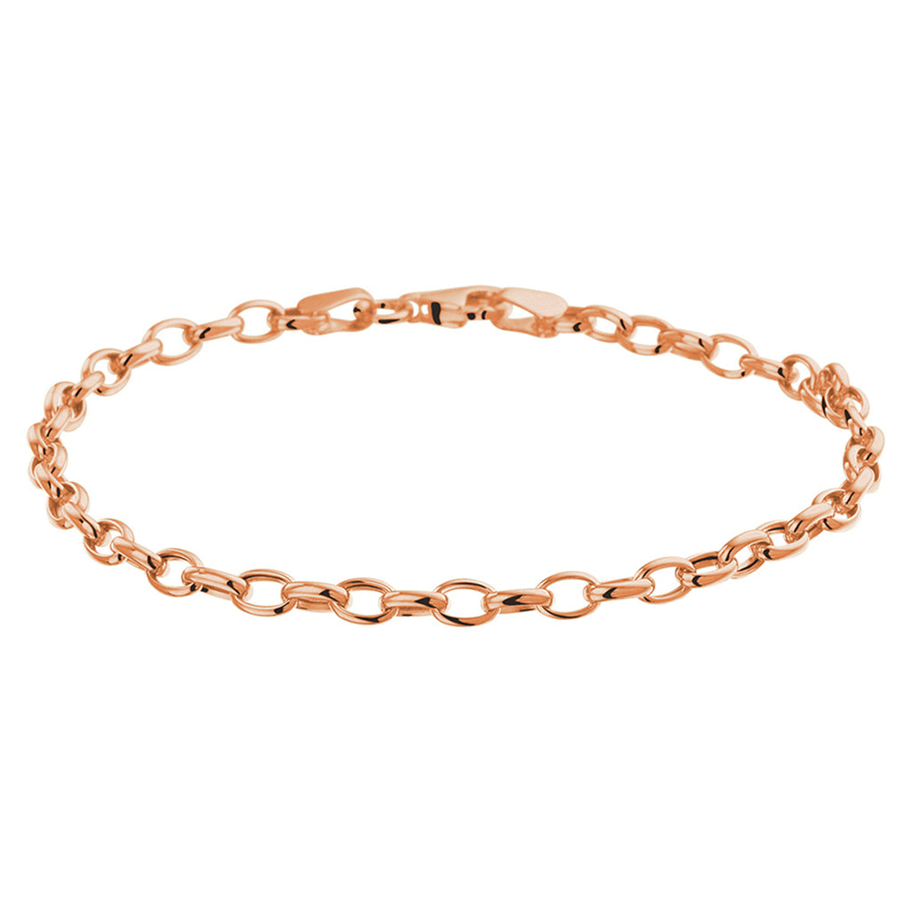 Armband anker 3,5 mm 19 cm 14k roségoud