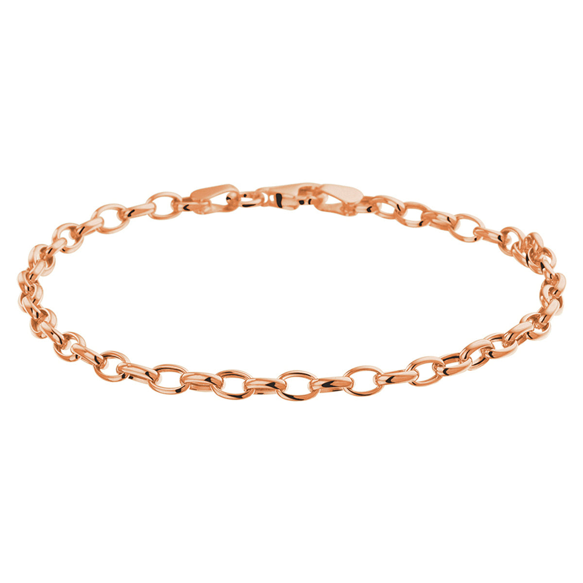 Armband anker 3,5 mm 19 cm 14k roségoud