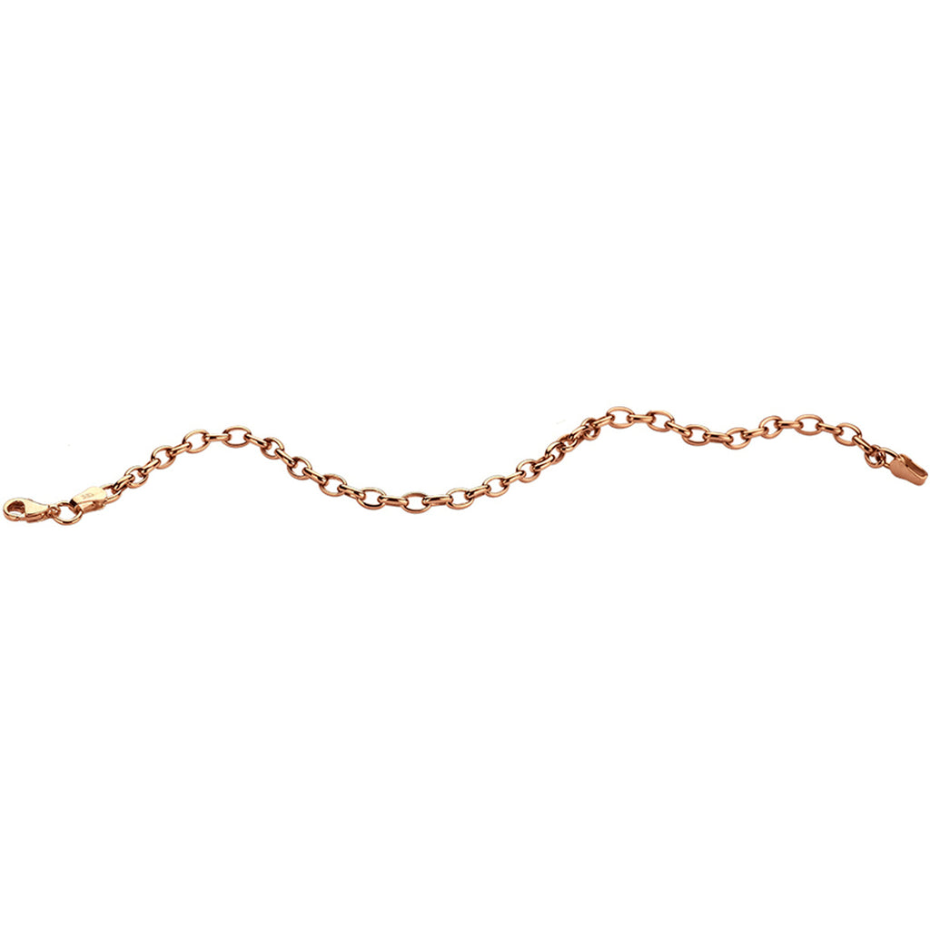 Armband anker 3,5 mm 19 cm 14k roségoud