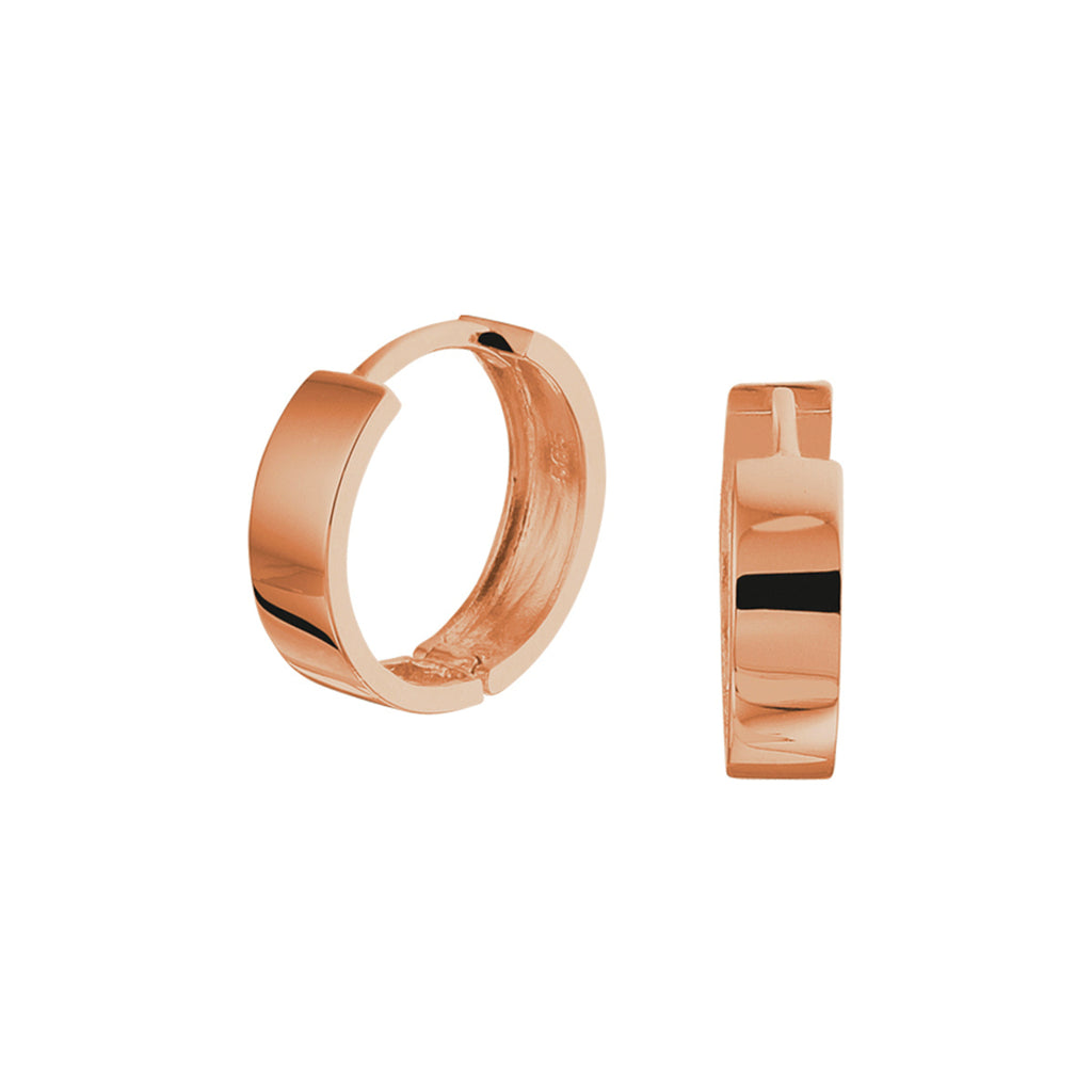 Klapoorringen 14k roségoud