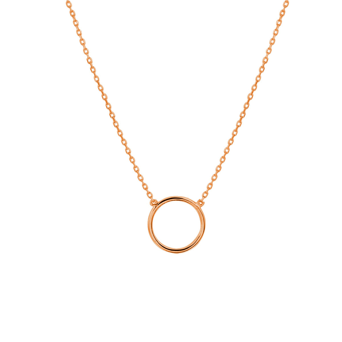 Collier rondje 40 - 42 - 44 cm 14k roségoud
