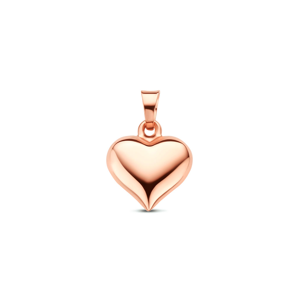 Hanger hartje 14k roségoud
