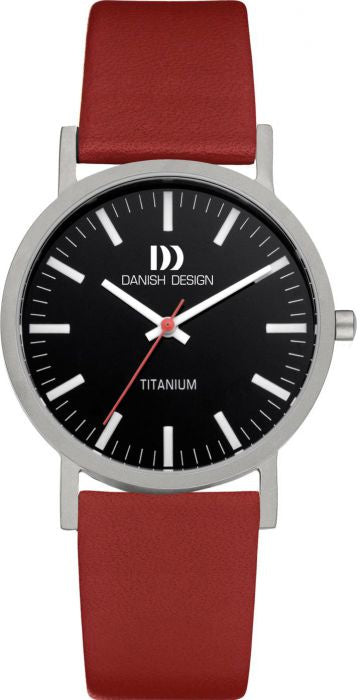 Danish Design horloge zwart/rood 30 mm