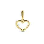 Anhänger Herz 6 mm 14K Gelbgold