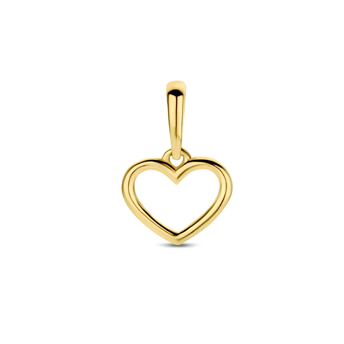 Anhänger Herz 6 mm 14K Gelbgold