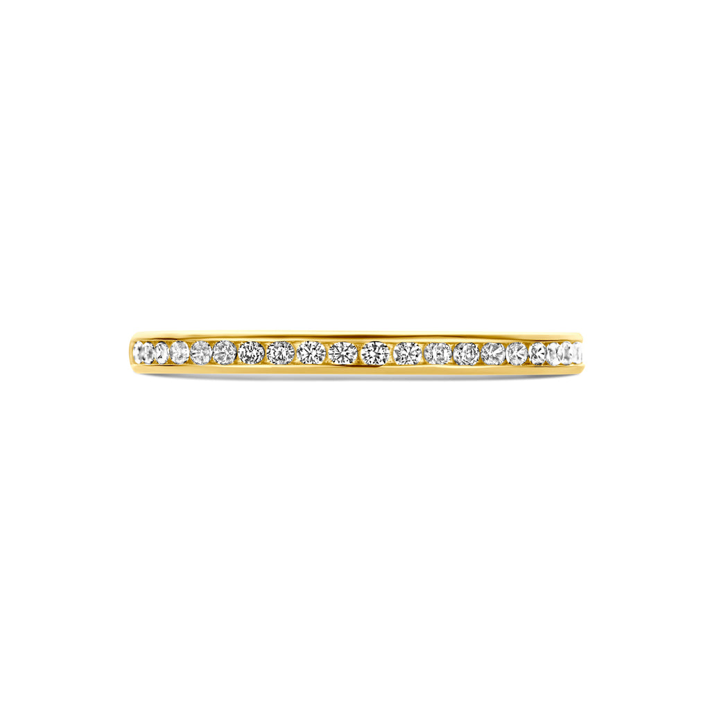 Verlängerungsring Zirkonia 14K Gelbgold