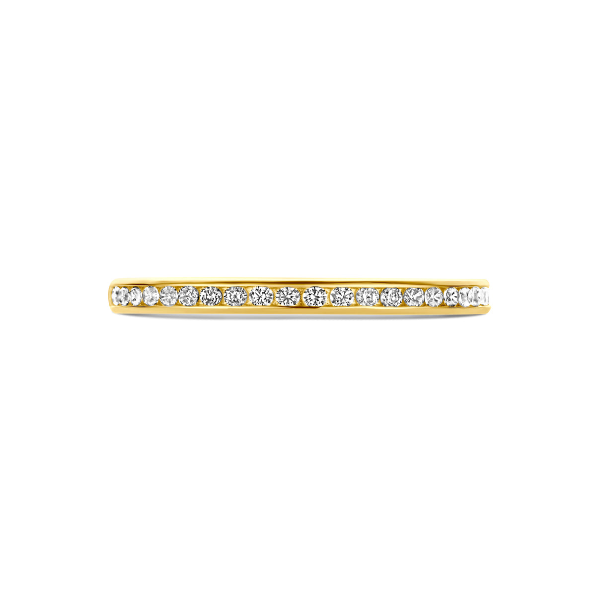 Verlängerungsring Zirkonia 14K Gelbgold