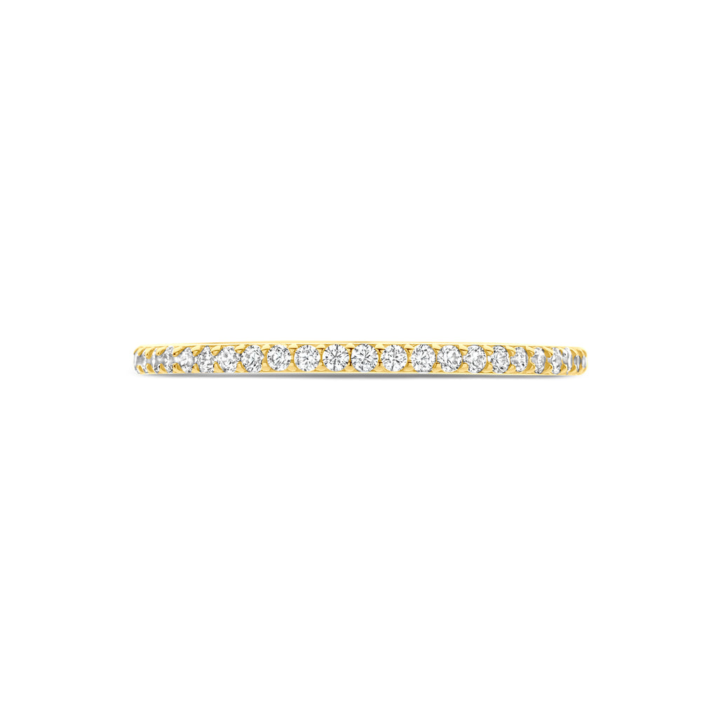 ring zirkonia 14K geelgoud