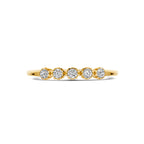 9k ring zirkonia 9K geel