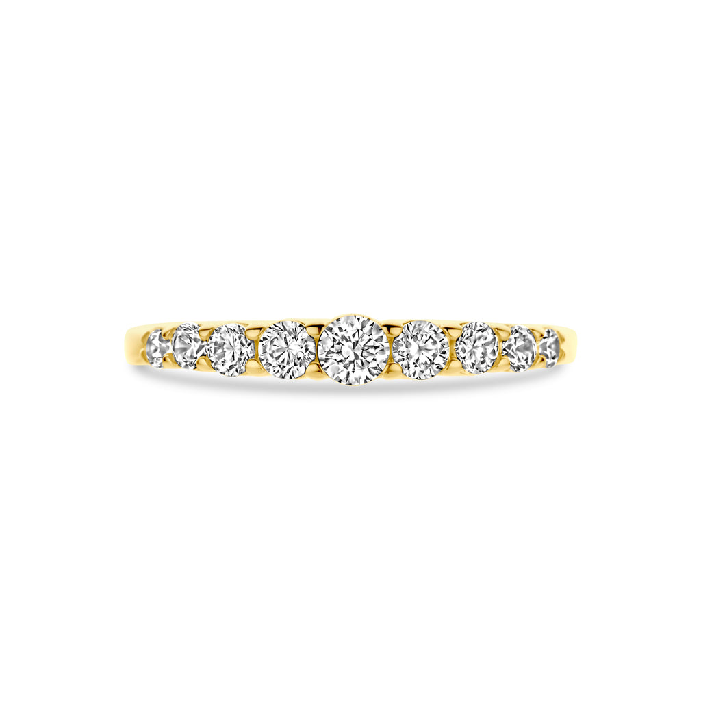 ring zirkonia 14K geelgoud