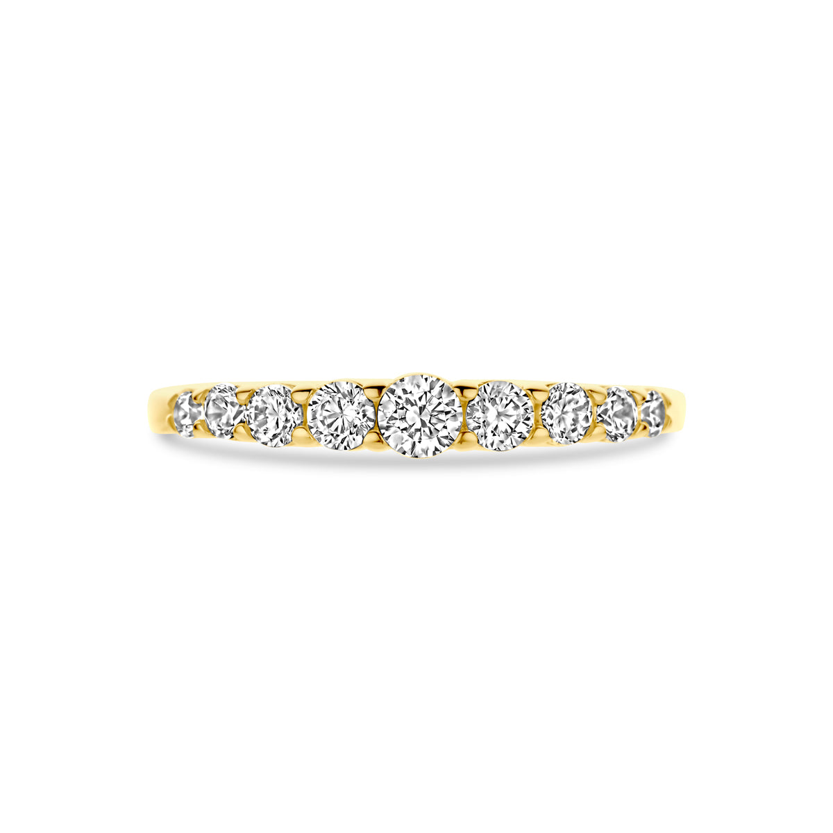 ring zirkonia 14K geelgoud