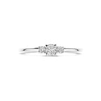 ring diamant 0.14ct h si 18K witgoud