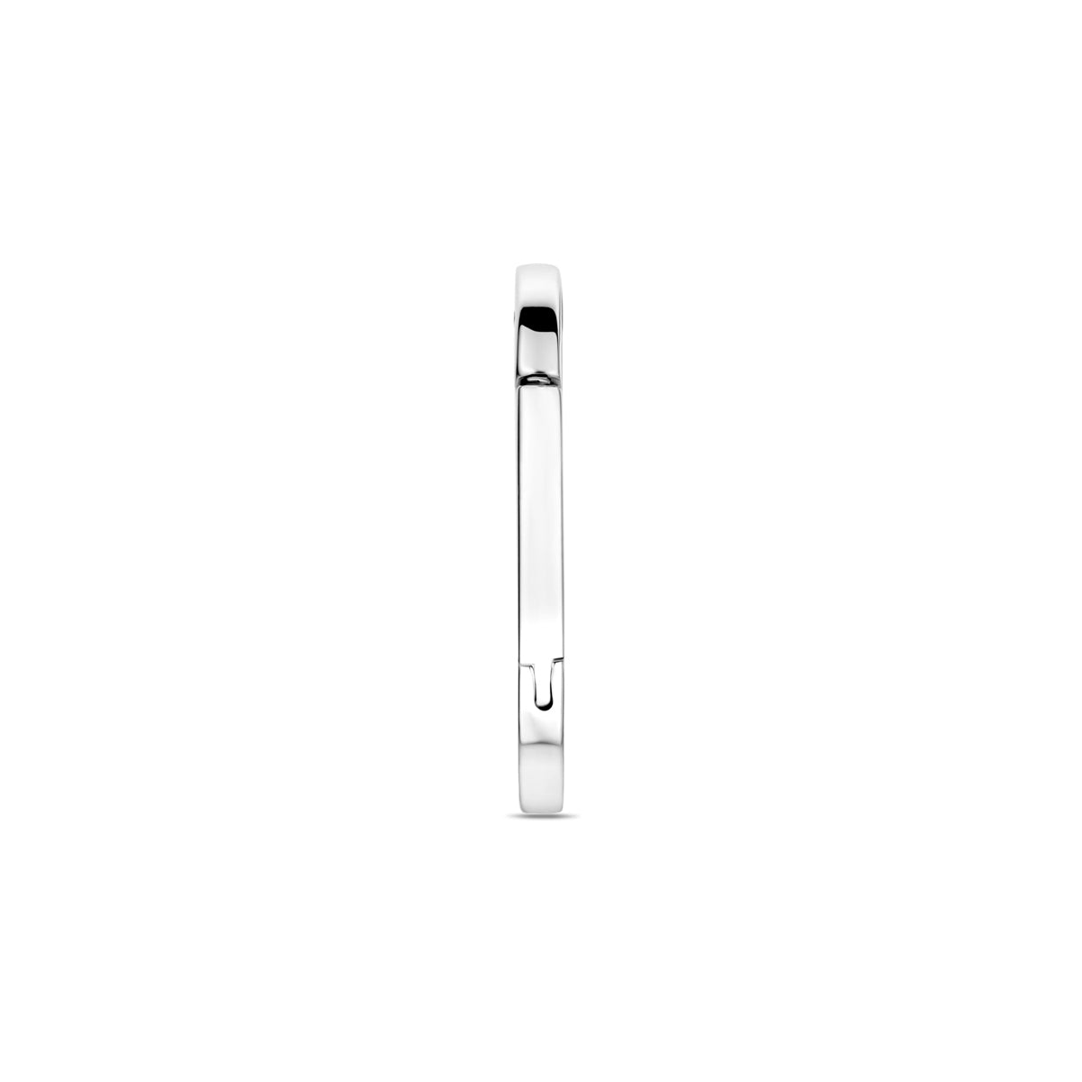 connector 20 mm zilver gerhodineerd