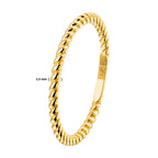 aanschuifring 14K geelgoud