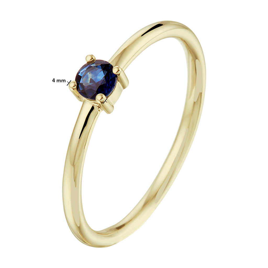 Ring Saphir 14K Gelbgold