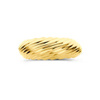 9k ring gedraaid 9K geel - gedraaid