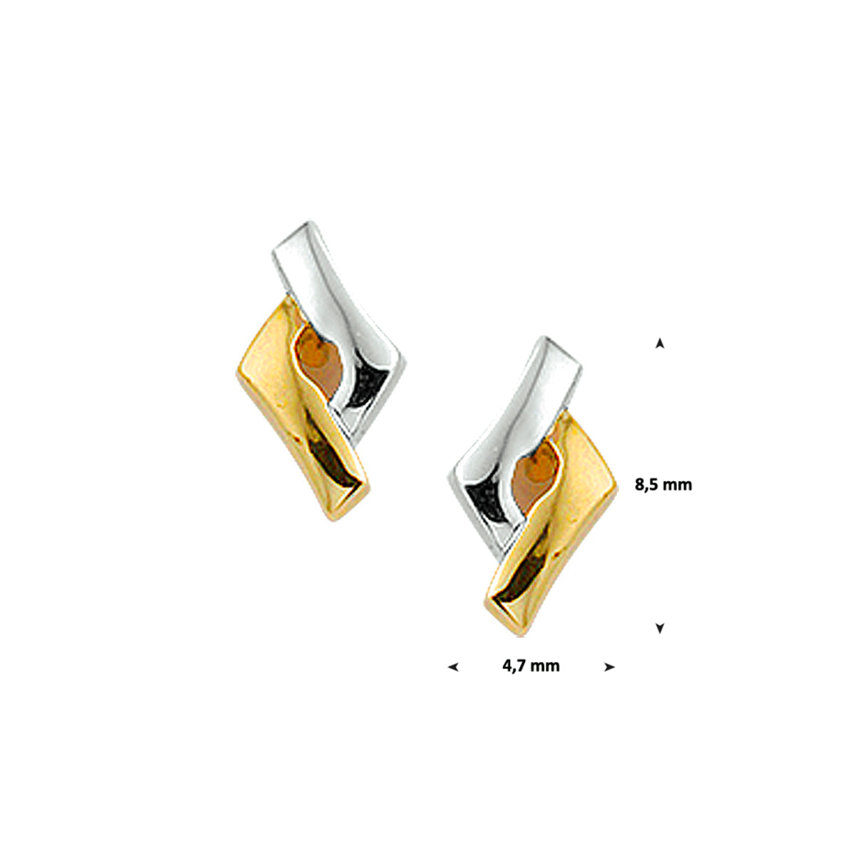 Ohrstecker 14K Gelbgold