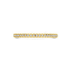 ring lab grown diamant 0.15ct h si 14K geelgoud