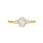 Ring Zirkonia 14K Gelbgold