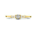 Ring Zirkonia 14K Gelbgold