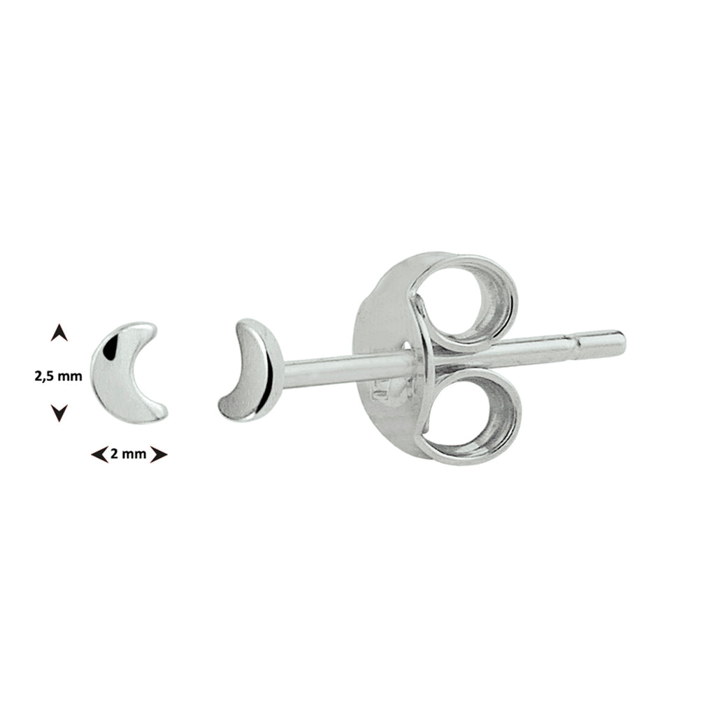 Mondstecker aus Silber rhodiniert