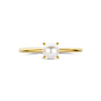 Ring Perle 14K Gelbgold