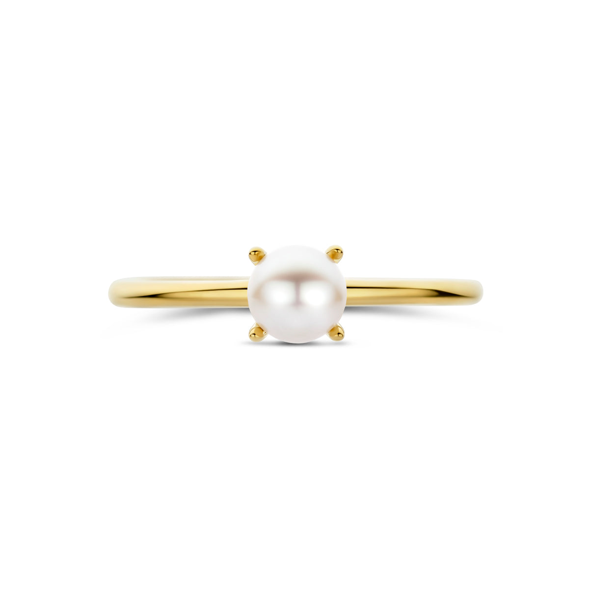 ring parel 14K geelgoud