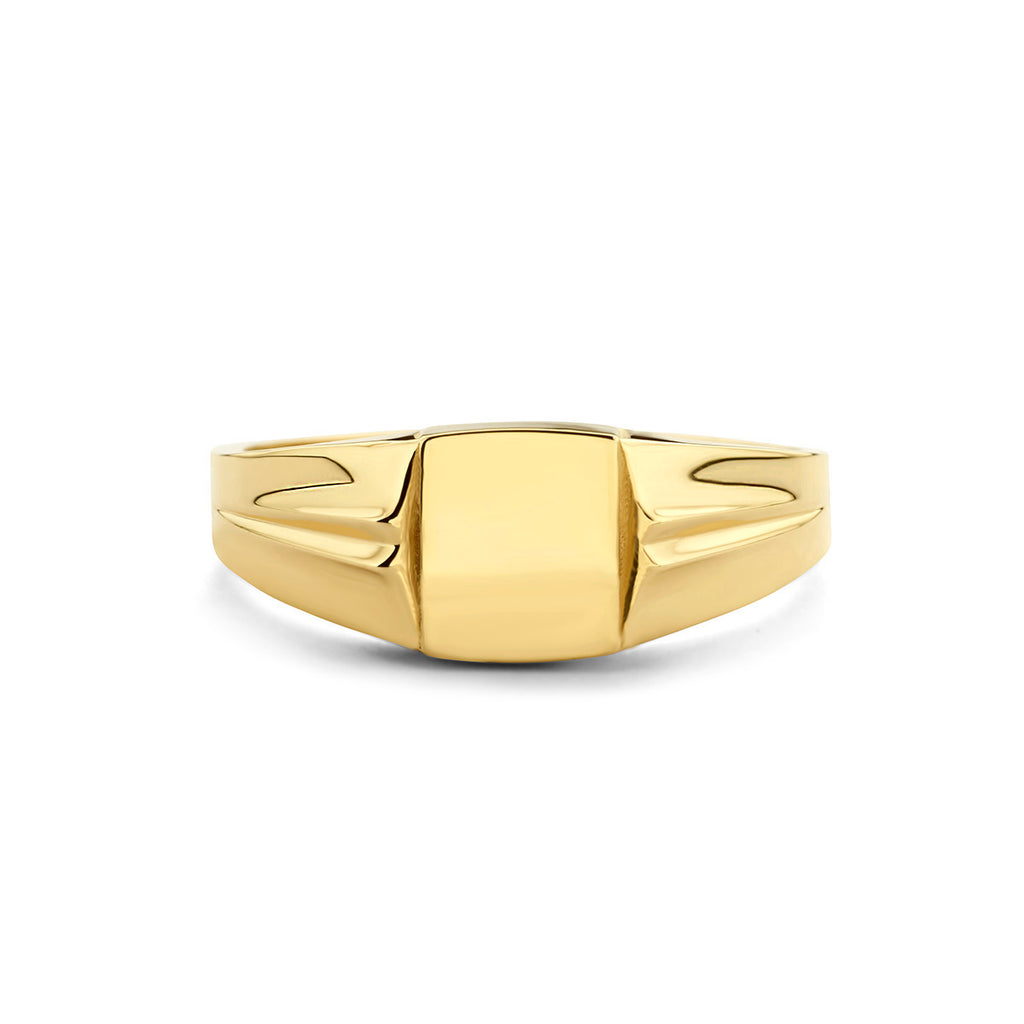 graveerring 14K geelgoud