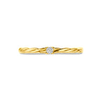 Ring Zirkonia 14K Gelbgold
