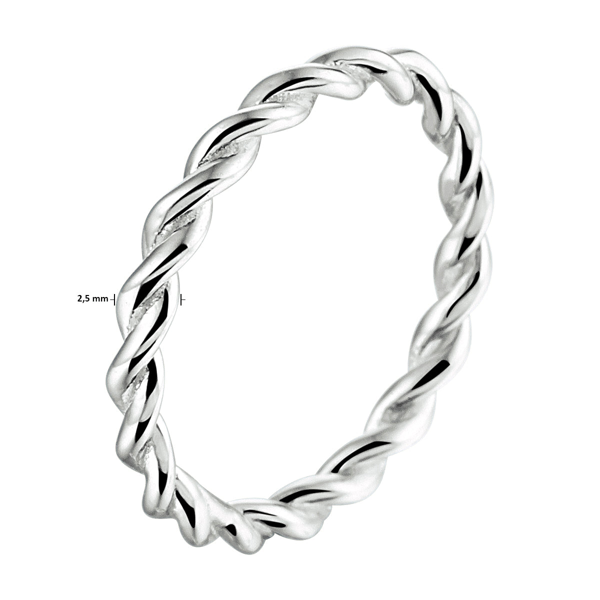 Verlängerungsring Silber rhodiniert