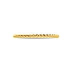 ring gedraaid 14K geelgoud