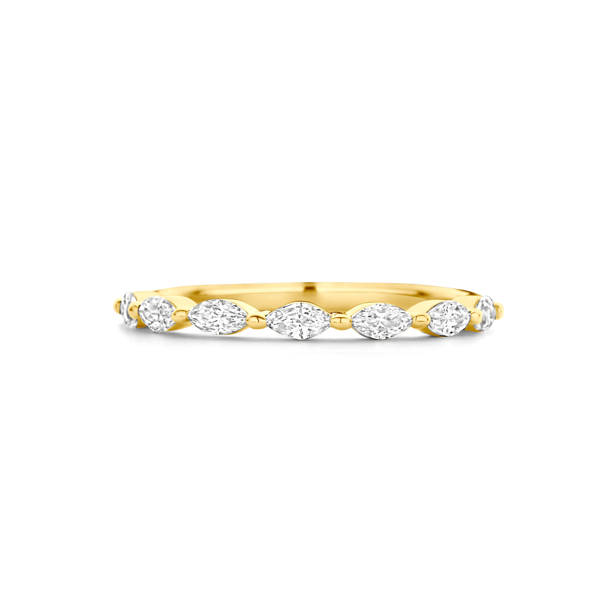 Ring Zirkonia 14K Gelbgold
