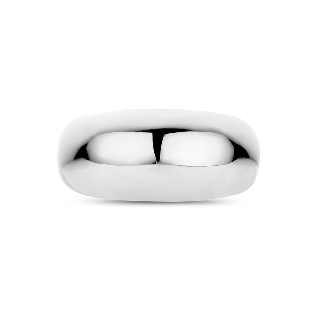 ring balloon zilver gerhodineerd