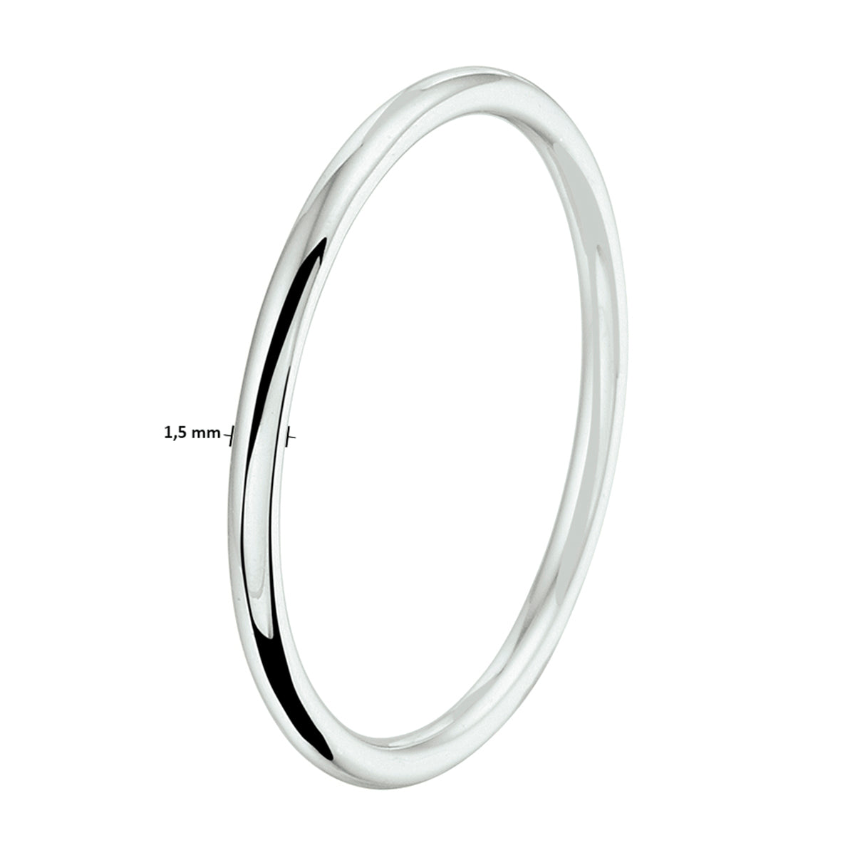 Verlängerungsring 14K Weißgold